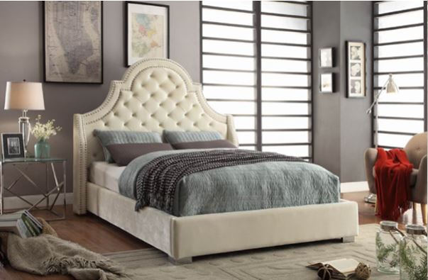 Tokyo 615 Fabric Bed with Stylish Bedhead