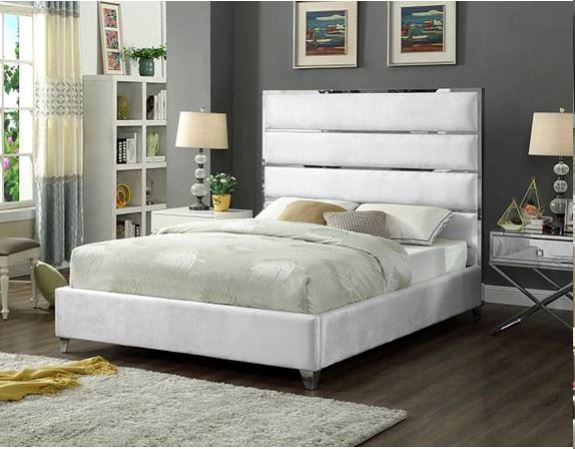 The Caterina Bed with Stainless Steel Frame & Decoration