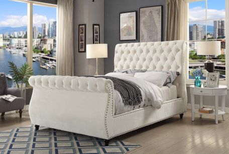 Crown 672 Bed with High Headboard & Footboard