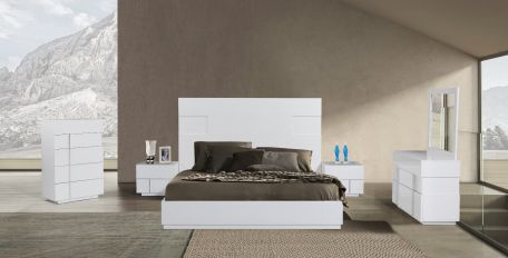 Lavenham Bedroom Suite White 4 Piece Set